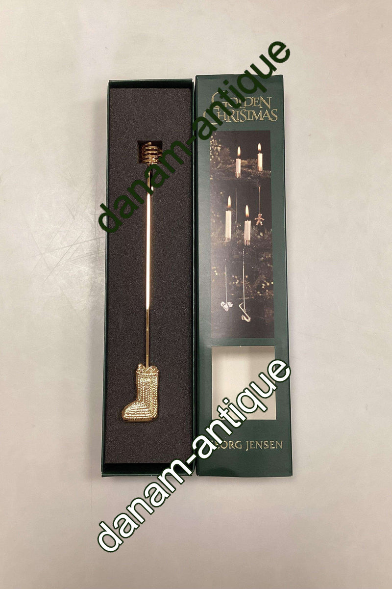 Georg Jensen Golden Christmas Lyseholder - Julesok 2003