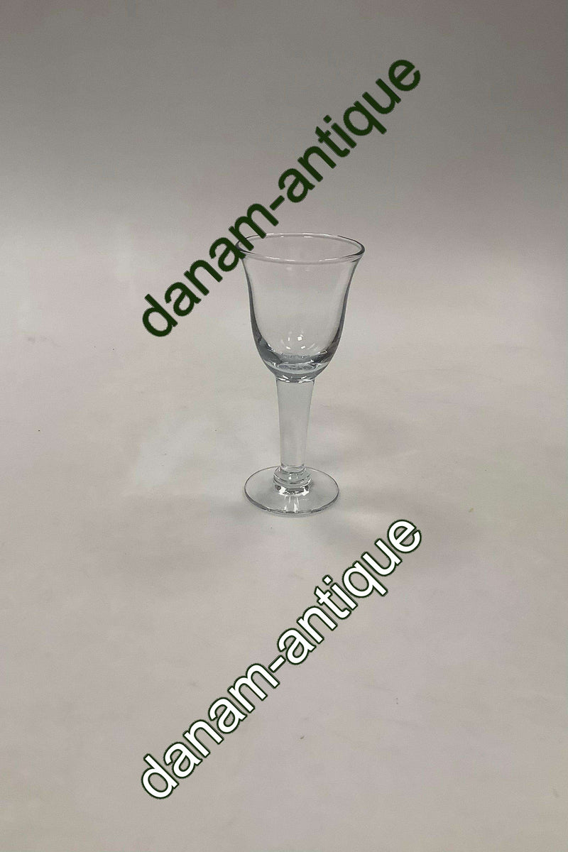 "Hvid Klokke" Portvinsglas Holmegaard. 13.7 cm H