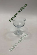 "Hvid Klokke" Dessertglas Holmegaard. 11,5cm H.