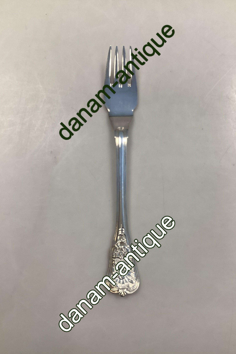 Georg Jensen Rosenborg Sølvplet Fiskegaffel