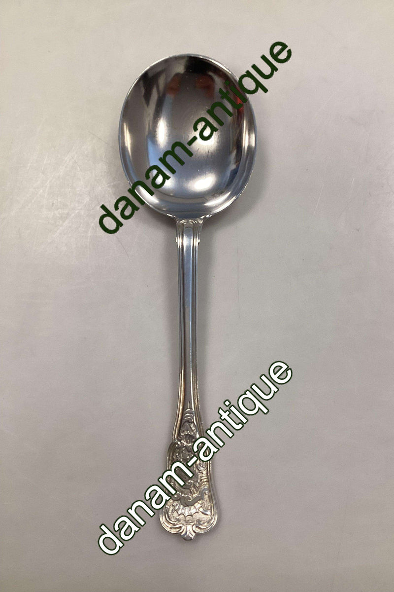 Georg Jensen Rosenborg Sølv Plet Serveringsske