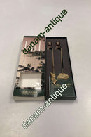 Georg Jensen Christmas Classics Lyseholder - Kravlenisse og Juletræ på kælk 2005