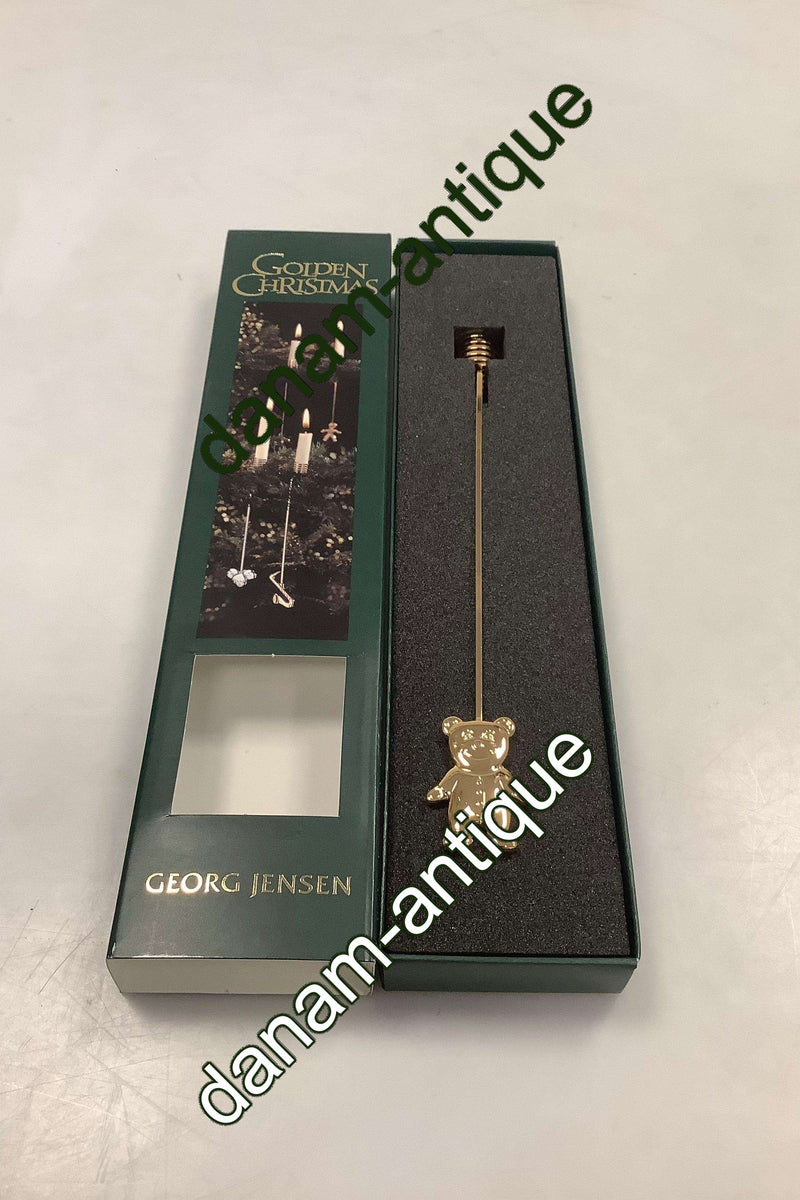 Georg Jensen Golden Christmas Lyseholder - Bamse 2003