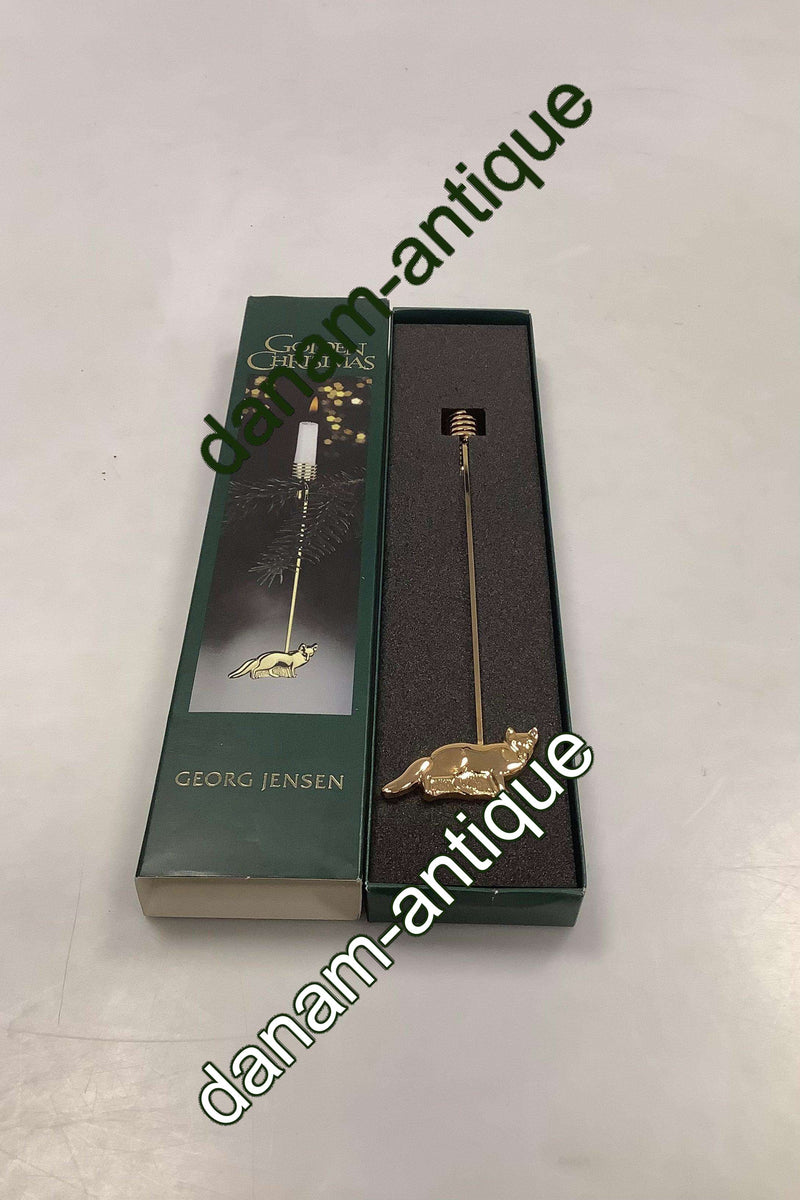 Georg Jensen Golden Christmas Lyseholder - Ræv 2002