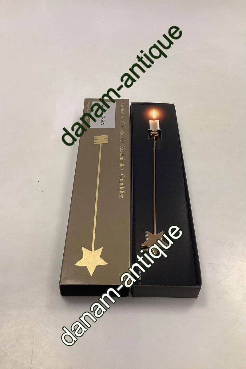 Georg Jensen Golden Christmas Lyseholder - Stjerne 1990