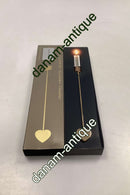 Georg Jensen Golden Christmas Lyseholder - Hjerte 1990