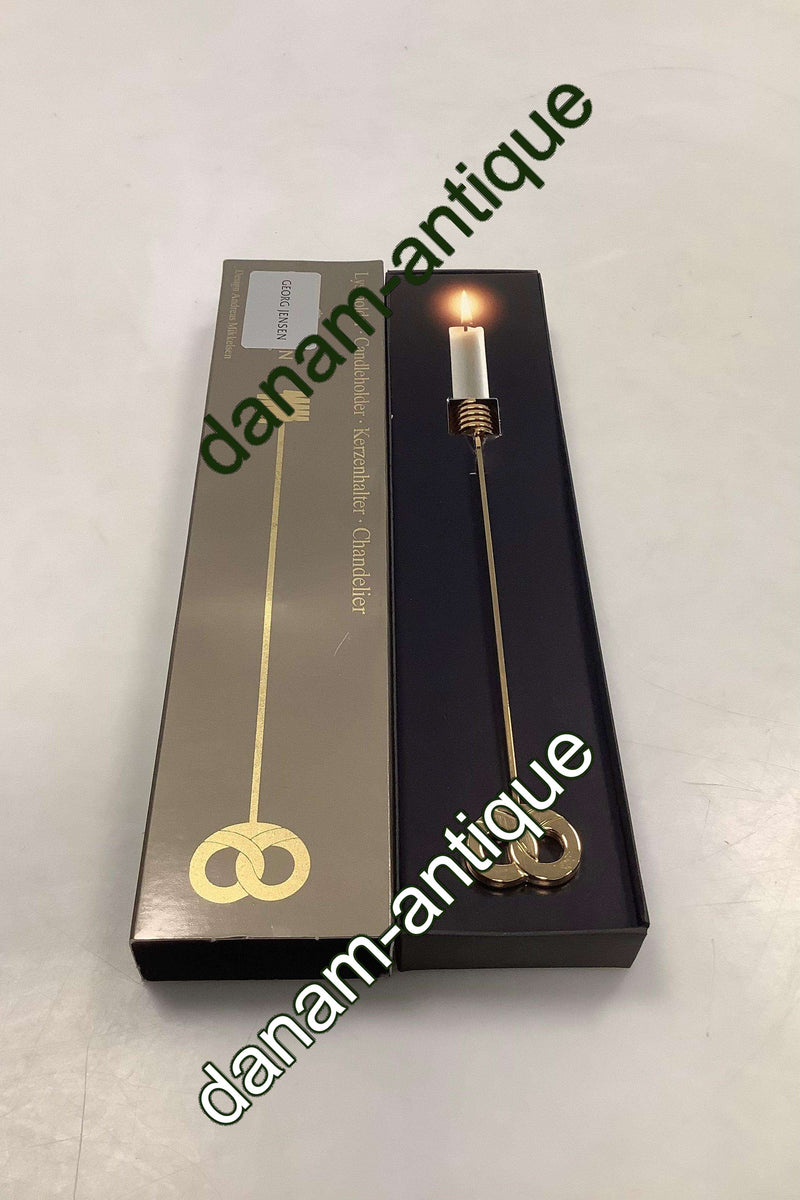Georg Jensen Golden Christmas Lyseholder - Kringle 1992
