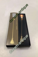 Georg Jensen Golden Christmas Lyseholder - Juletræ 1998