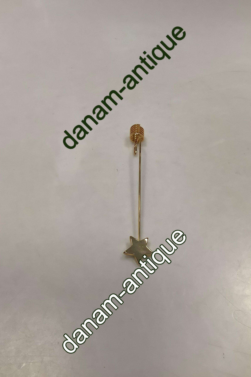 Georg Jensen Golden Christmas Lyseholder - Stjerne 1990