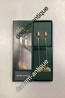 Georg Jensen Golden Christmas Lyseholder - Svane  og Gave 2000