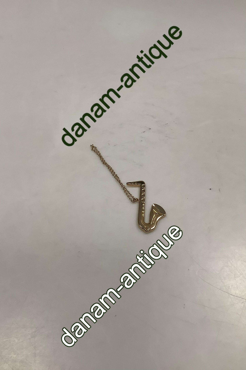 Georg Jensen Ornament Forgyldt Saxofon 1996