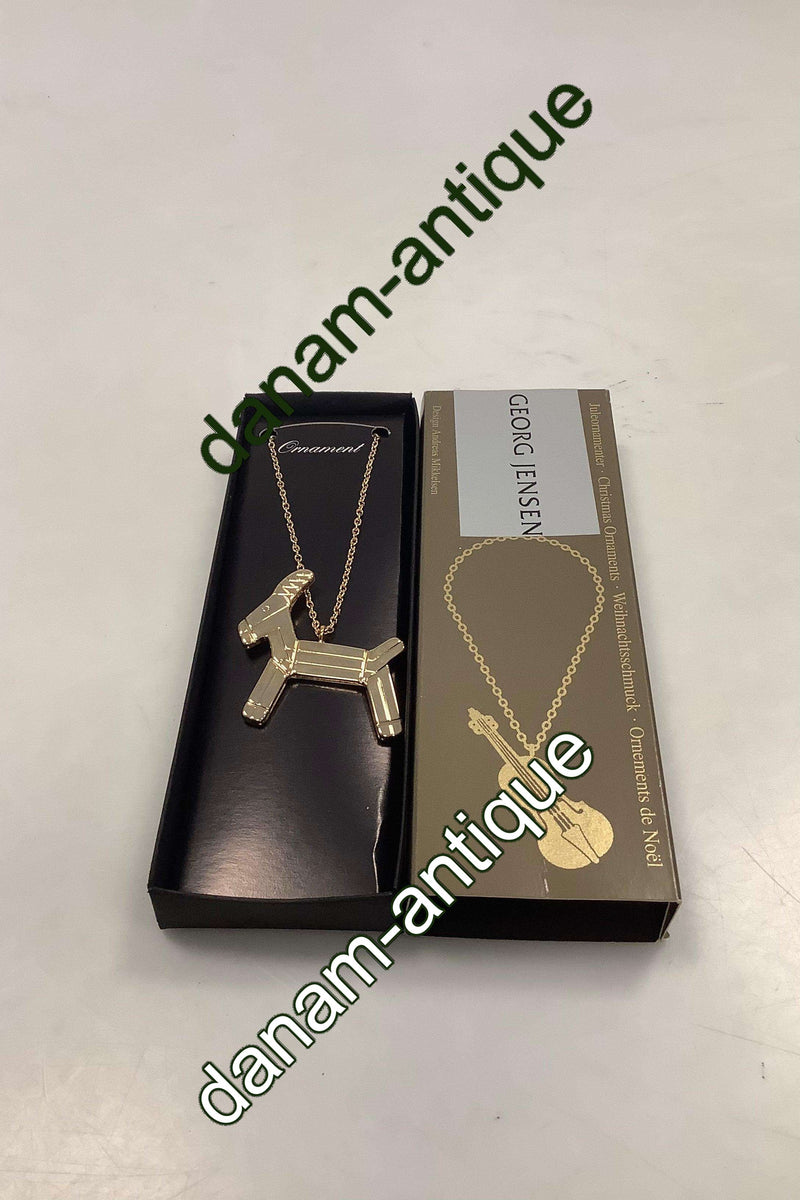 Georg Jensen Ornament Forgyldt Julebuk 1993