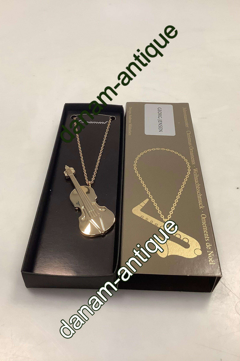 Georg Jensen Ornament Forgyldt Violin 1995