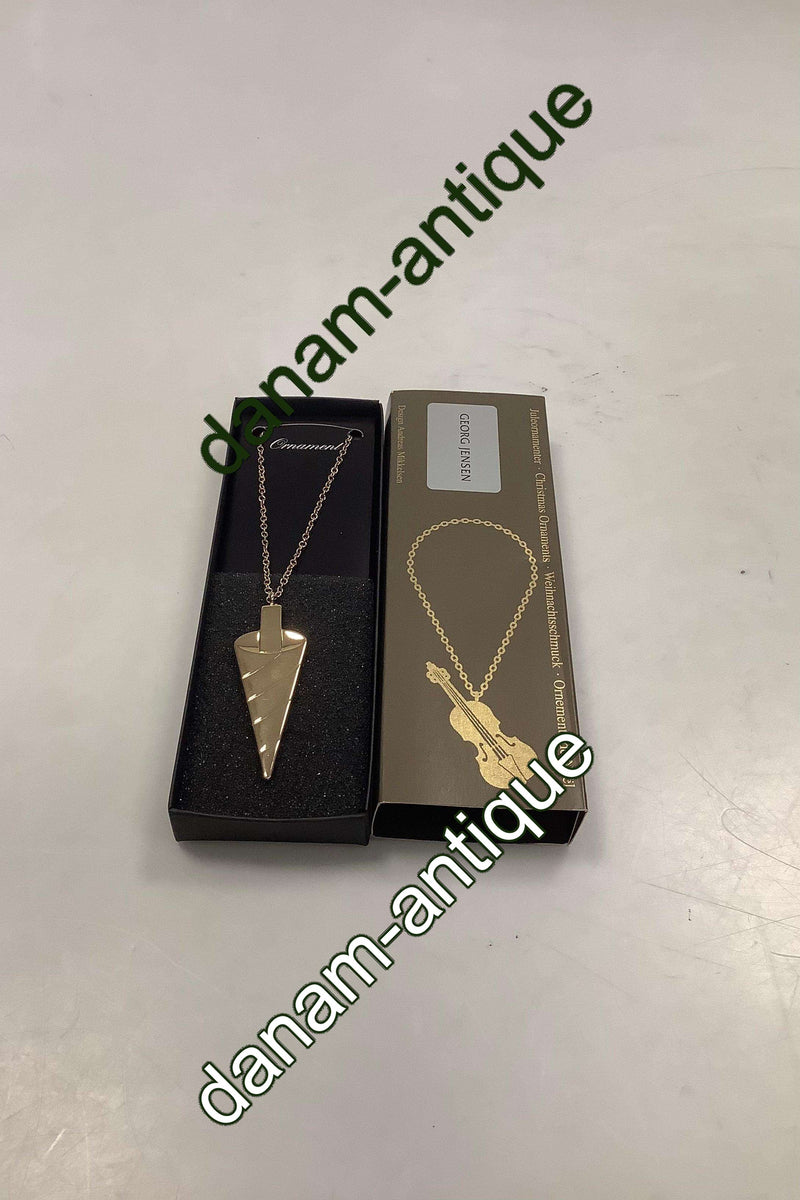 Georg Jensen Ormament Forgyldt Kræmmerhus 1995