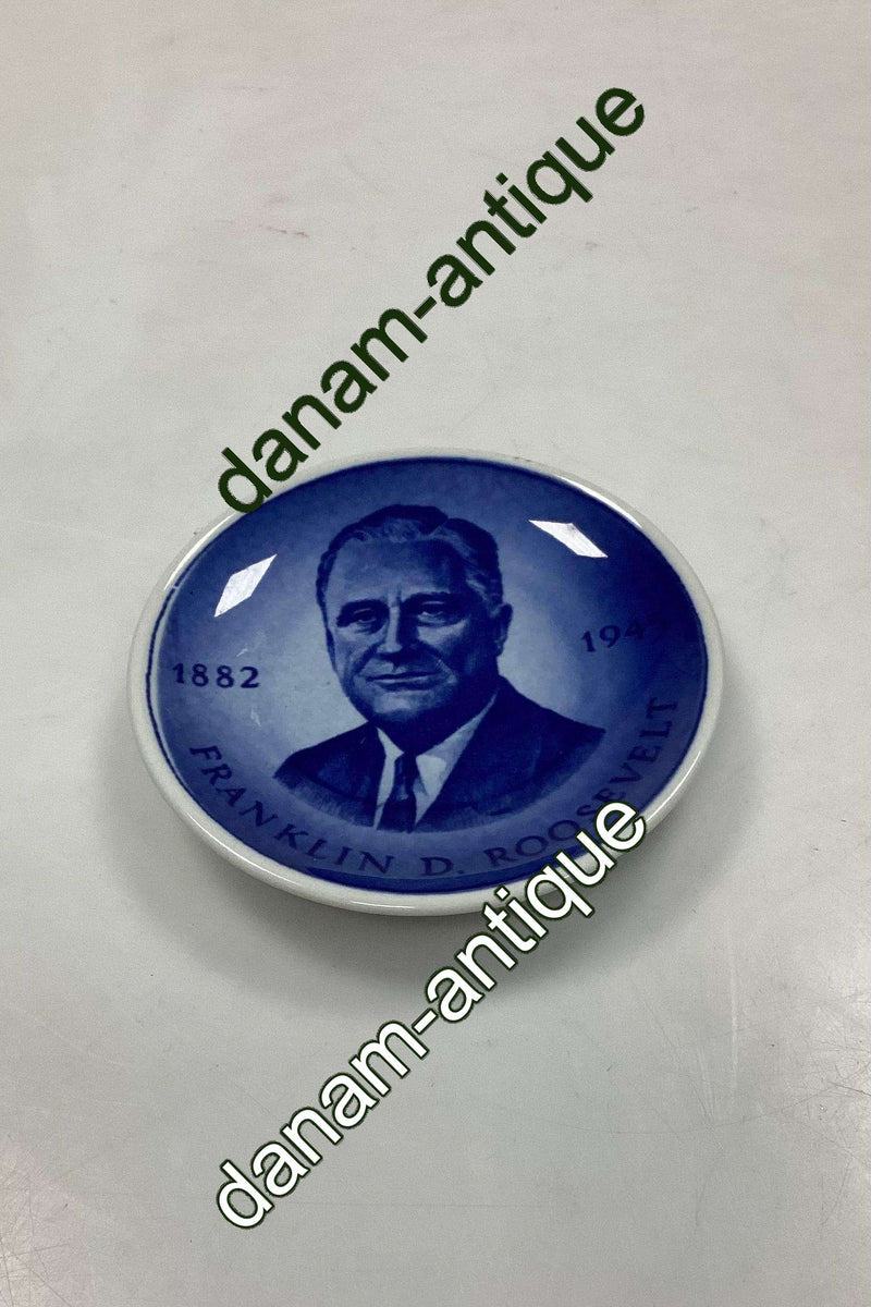 Royal Copenhagen 2010 Plaque Franklin D. Roosevelt 1858-1919 No 179