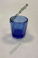 Kastrup Fyns Glasværk Barne Kop i Blåt Glas