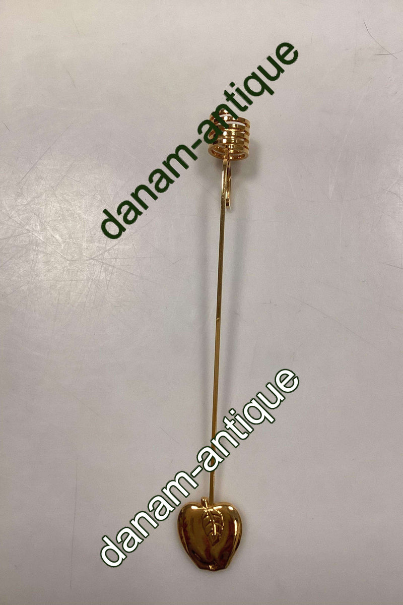 Georg Jensen Golden Christmas Lyseholder - Æble 2001