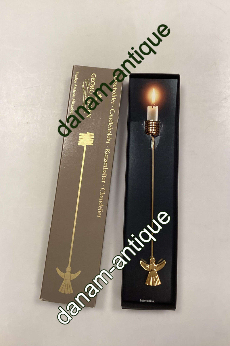 Georg Jensen Golden Christmas Lyseholder - Engel 1993