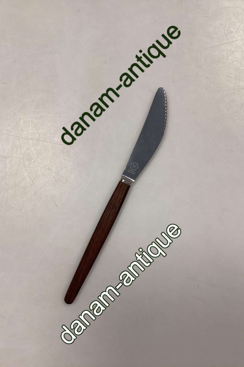 Raadvad Spisekniv med grillskær i Stål og Palisander