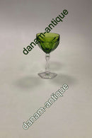 Holmegaard / Val Saint Lambert  Haakon Grønne Hvidvinsglas