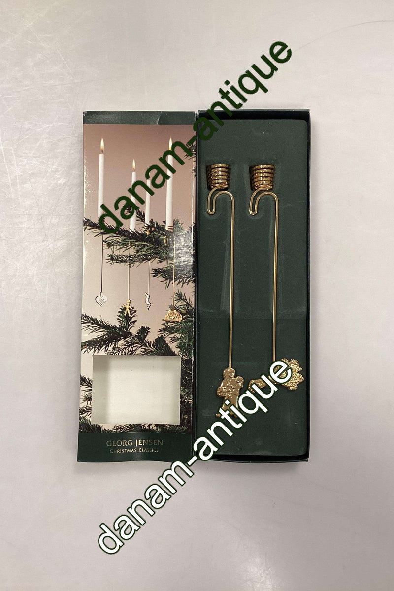 Georg Jensen Christmas Classics Candle Holder - Santa and Mrs. Claus 2