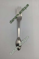 Evald Nielsen Sølv Spisegaffel No 6