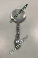 Rund Serveringsspade i Sølv / Stål med ornamentik