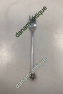 Krone Cocktail gaffel i Sterling Sølv