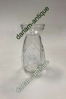 Klart Hyacintglas med bladdekoration