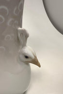 Royal Copenhagen Art Nouveau Vase med Påfugle Hoveder No 390/236 - Danam Antik