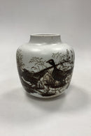 Royal Copenhagen Fajance Diana Vase med Fasaner No.1062/5357 - Danam Antik
