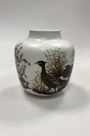 Royal Copenhagen Fajance Diana Vase med Fasaner No.1062/5357 - Danam Antik
