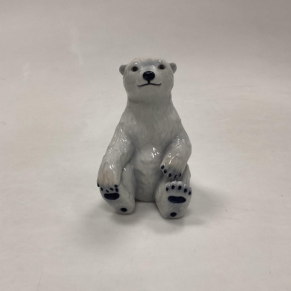 Royal Copenhagen Motherly Love Figur - Isbjørneunge No. 323