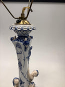 Royal Copenhagen Musselmalet Helblonde Lampe / underdel til 5 armet lysestage No 1006 - Danam Antik