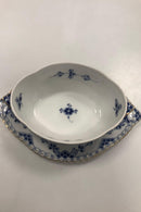 Royal Copenhagen Musselmalet Helblonde med Guld Sovseskål med låg No 1106 - Danam Antik