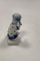 Royal Copenhagen Musselmalet Riflet Figur Pige med Trumpet No 4796 - Danam Antik