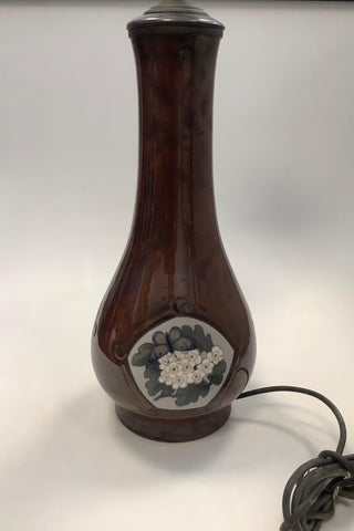 Royal Copenhagen Stor Lampe Art Nouveau af JH fra 1922