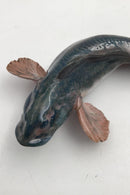 Royal Copenhagen Unika Figur af Ålekvabbe / Fisk signeret af Hallin i 1889 - Danam Antik