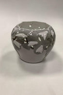 Royal Copenhagen Unika Vase af Cathrine Zernichow med natsværmere - Danam Antik