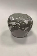 Royal Copenhagen Unika Vase af Cathrine Zernichow med natsværmere - Danam Antik