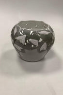 Royal Copenhagen Unika Vase af Cathrine Zernichow med natsværmere - Danam Antik