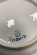 Sæt på 9 Royal Copenhagen Musselmalet Helblonde Flad Tallerken med guld No 1084 - Danam Antik