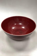 Stor Royal Copenhagen Stentøjsskål i Okseblodsglasur af Nils Thorsson - Danam Antik