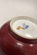 Stor Royal Copenhagen Stentøjsskål i Okseblodsglasur af Nils Thorsson - Danam Antik