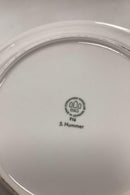 Sæt på 12 Bing og Grøndahl Blå Tone Fisketallerkener motiv 1 til 12 - Danam Antik