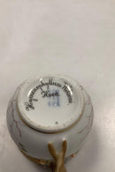 Sæt på 12 Antikke Royal Copenhagen Flora Danica Cremekopper No 20/3514 - Danam Antik