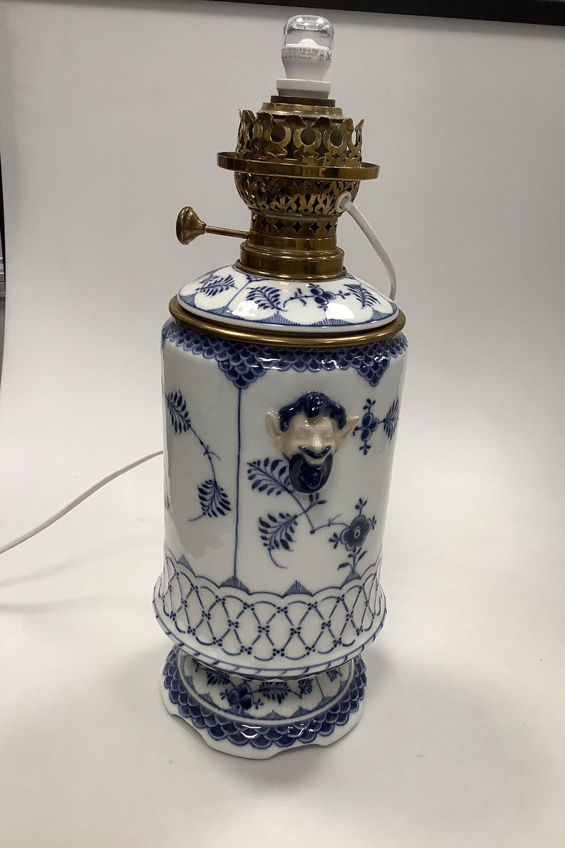 Royal Copenhagen Musselmalet Halvblonde Lampe No 382 - Danam Antik