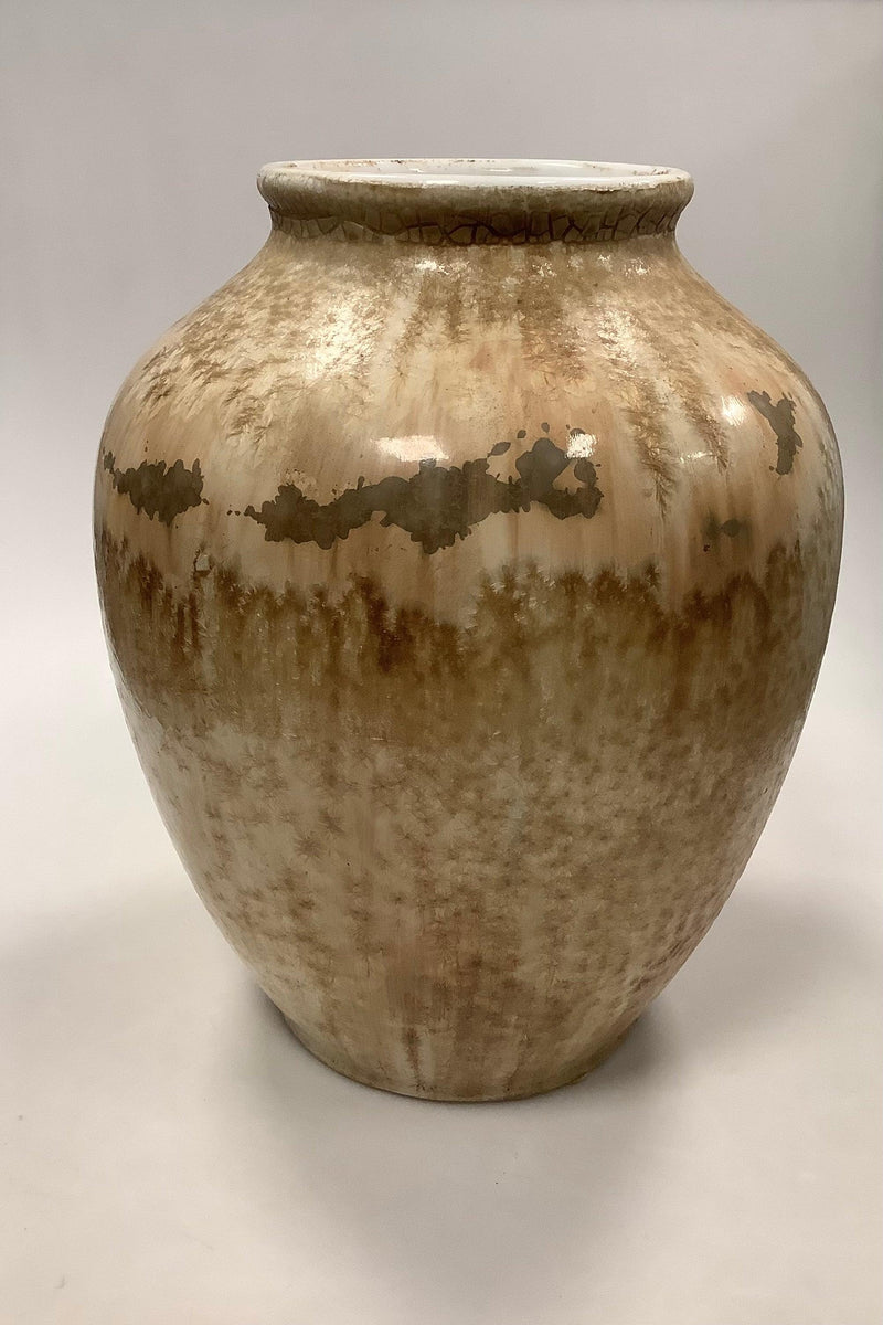 Stor Royal Copenhagen Krystal Glasur Vase af Valdemar Engelhardt No. K831 - Danam Antik