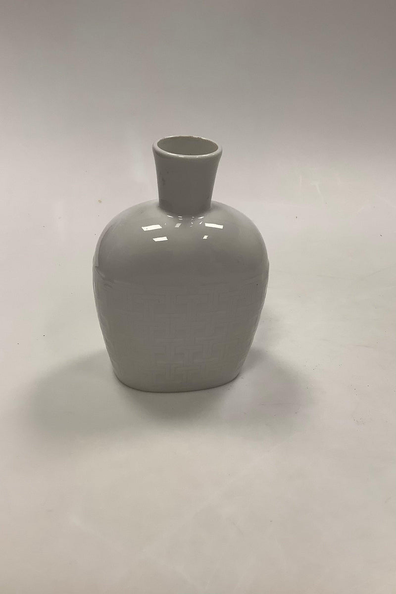 Bing og Grøndahl Blanc de Chine Vase / flaske - Danam Antik