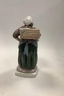 Bing og Grøndahl Figur af Fiskekone No. 1702 - Danam Antik